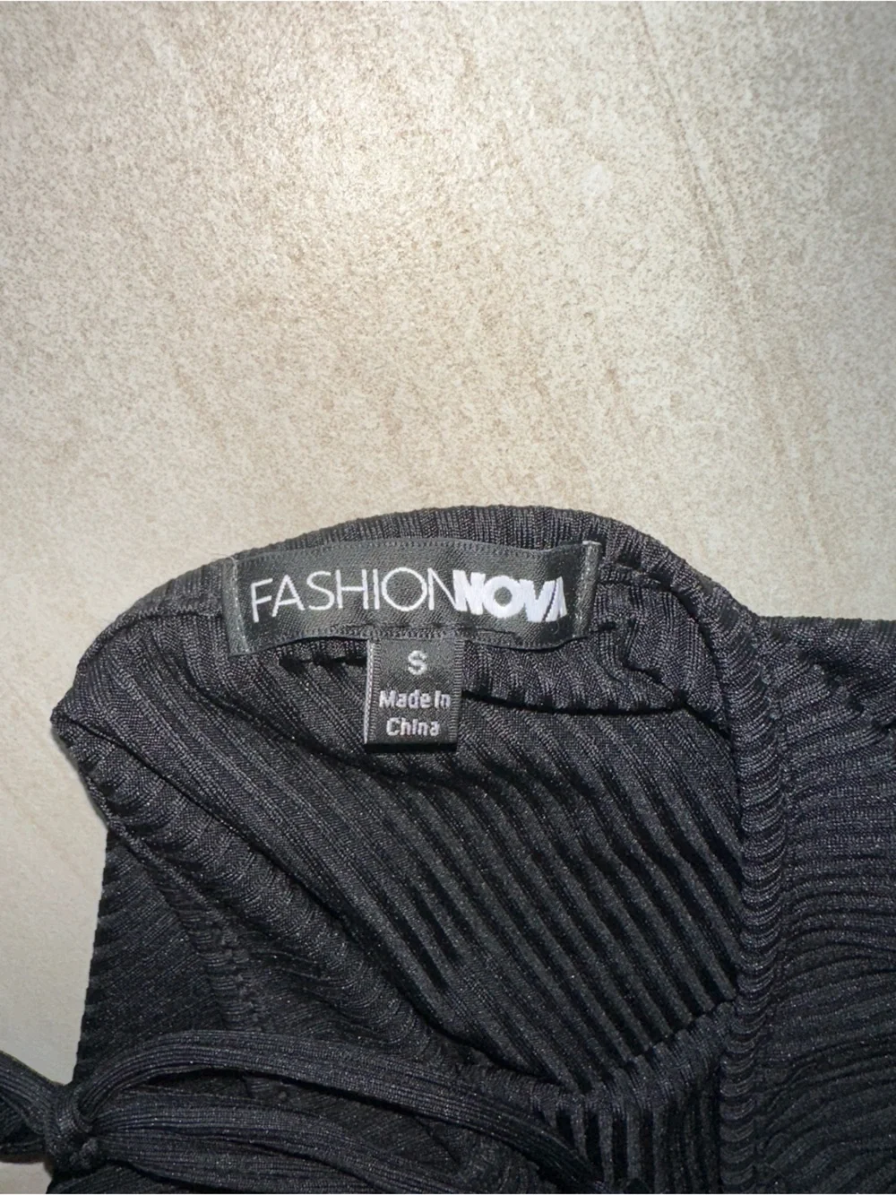Fashion Nova Black Halter Maxi Dress with Chain Detail